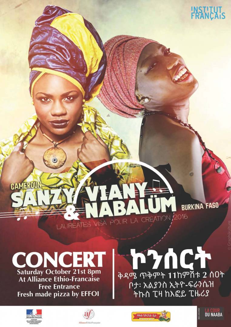 La burkinabée Nabalüm et la camerounaise Sanzy Viany en concert à Addis Abeba !